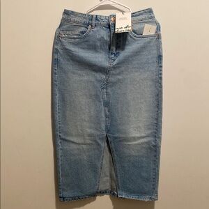 Vera Moda Women's Blue Denim Skirt